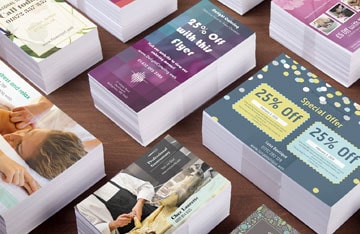 Convites, flyers, folhetos, envelopes